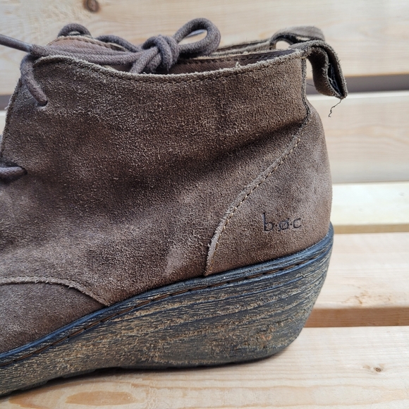 B.O.C brown ankle boots women size 7M - Picture 6 of 10